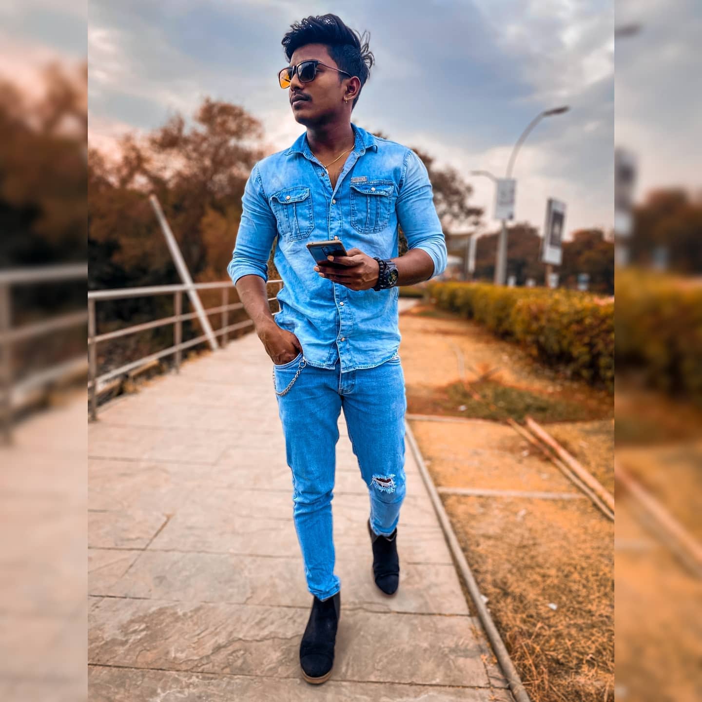 Double Denim 90s Hip Hop Fashion -_shiva_devendra